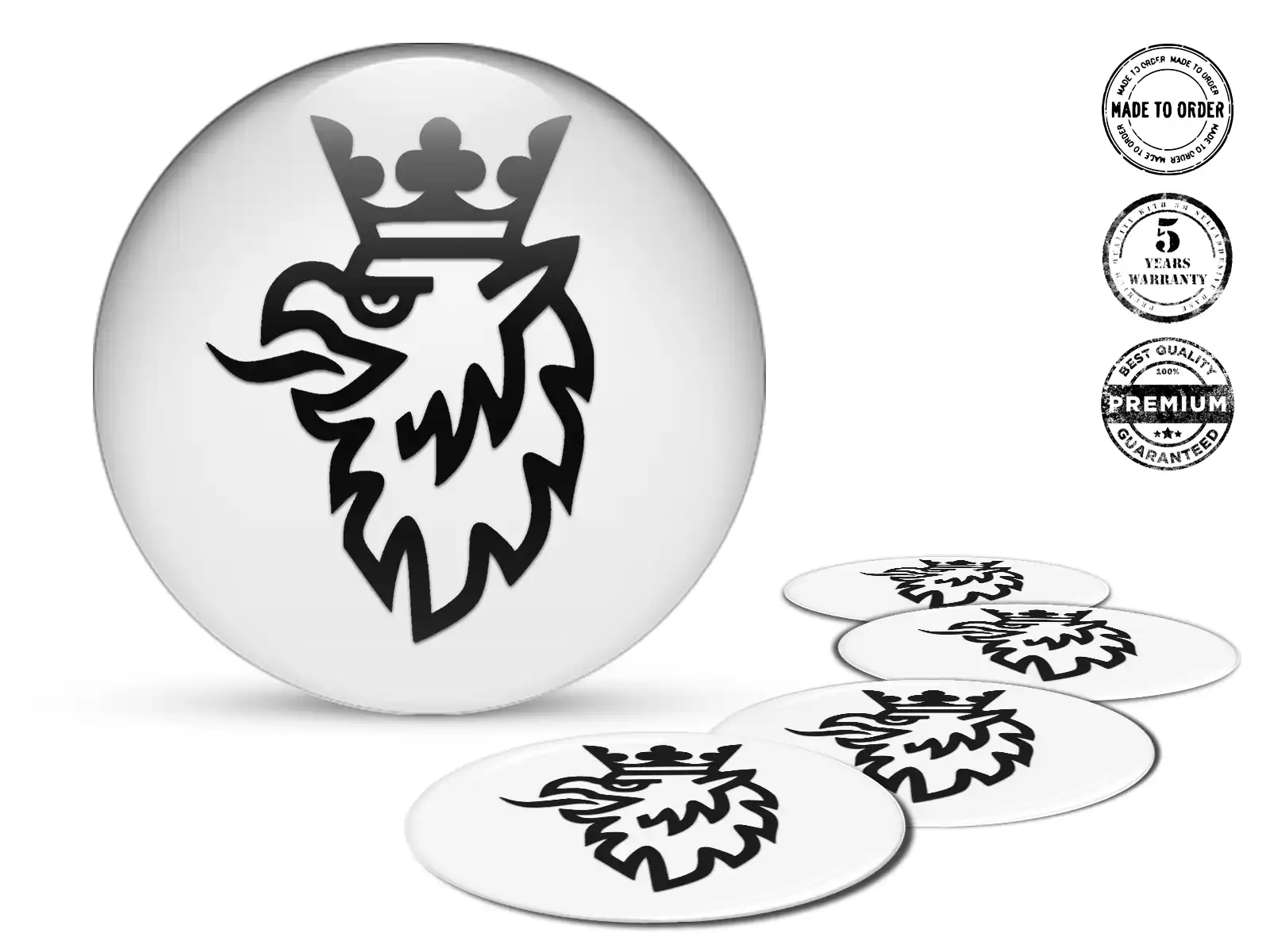 Saab Gewölbtes Label Ausgabe Hochwertige Felgendekoration